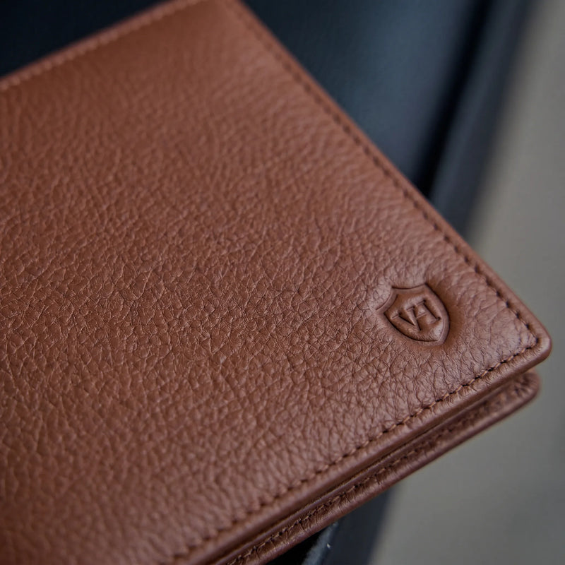 Geldbörse mit RFID-Schutz & 13 Kartenfächer (Genarbt)