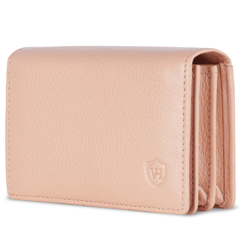 Visitenkartenetui mit RFID-Schutz & 4 Kartenfächer (Genarbt)