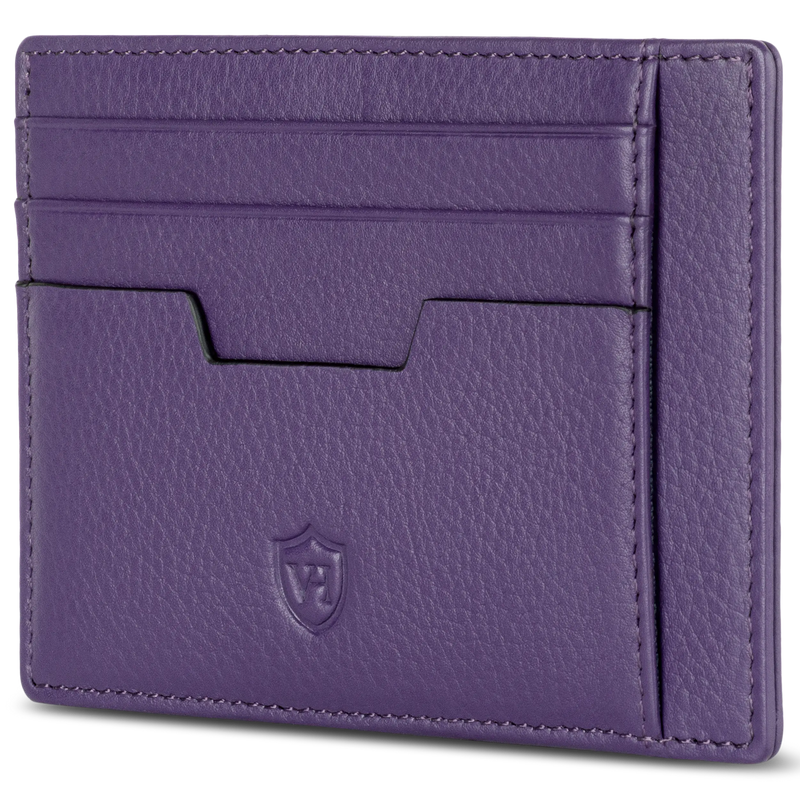 Kartenetui mit RFID-Schutz & 8 Kartenfächer (Genarbt)