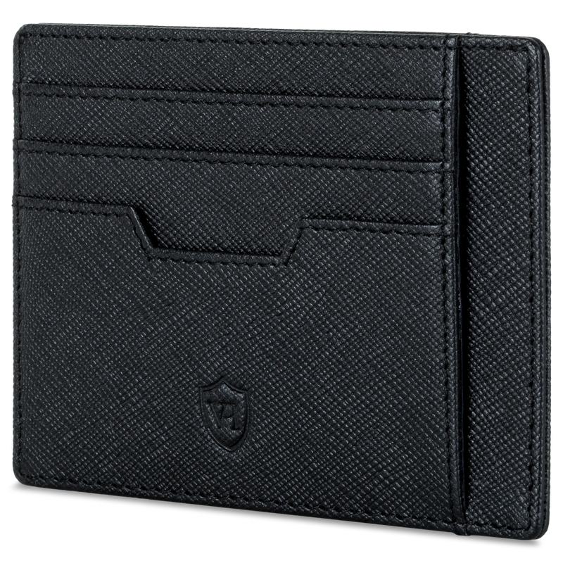 Kartenetui mit RFID-Schutz & 8 Kartenfächer (Saffiano)