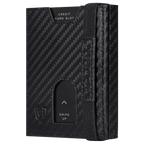 Slim Wallet mit RFID-Schutz, 5 Kartenfächer & Mini-Münzfach (Carbon)