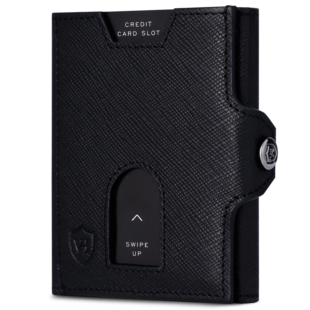 VON HEESEN Slim Wallet mit XXL Münzfach & RFID-Schutz - Leder Geldbeutel - Mini Geldbörse für Herren und Damen - Kartenetui Echtleder Karten Portemonnaie klein - Kreditkartenetui Cognac-Braun VON HEESEN Slim Wallet mit XXL Münzfach & RFID-Schutz - Leder Geldbeutel - Mini Geldbörse für Herren und Damen - Kartenetui Echtleder Karten Portemonnaie klein - Kreditkartenetui Cognac-Braun