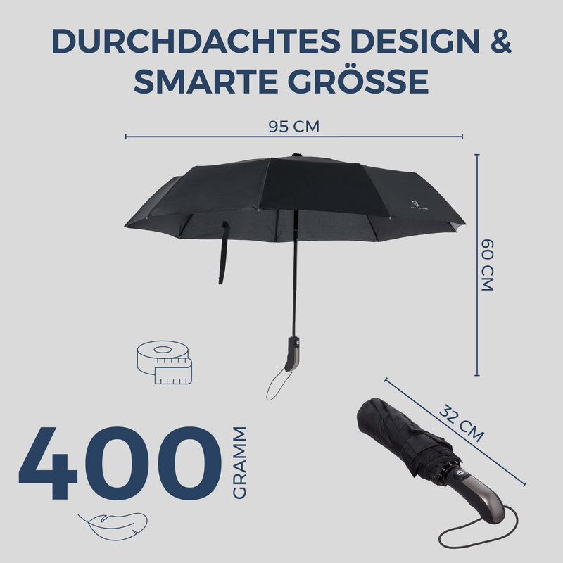 Regenschirm mit Auf-Zu-Automatik