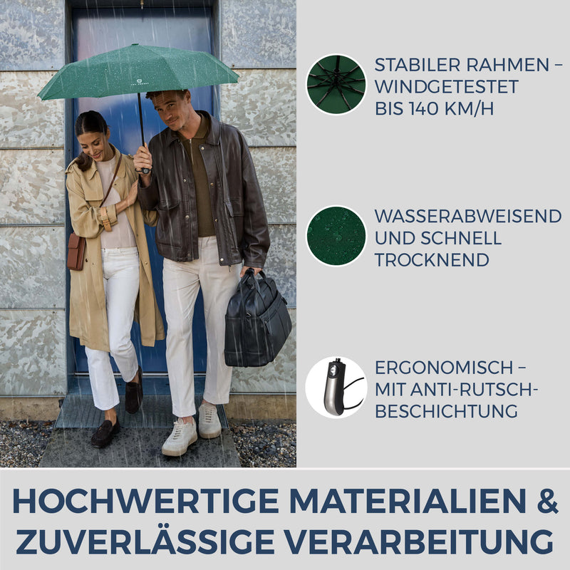 Regenschirm mit Auf-Zu-Automatik