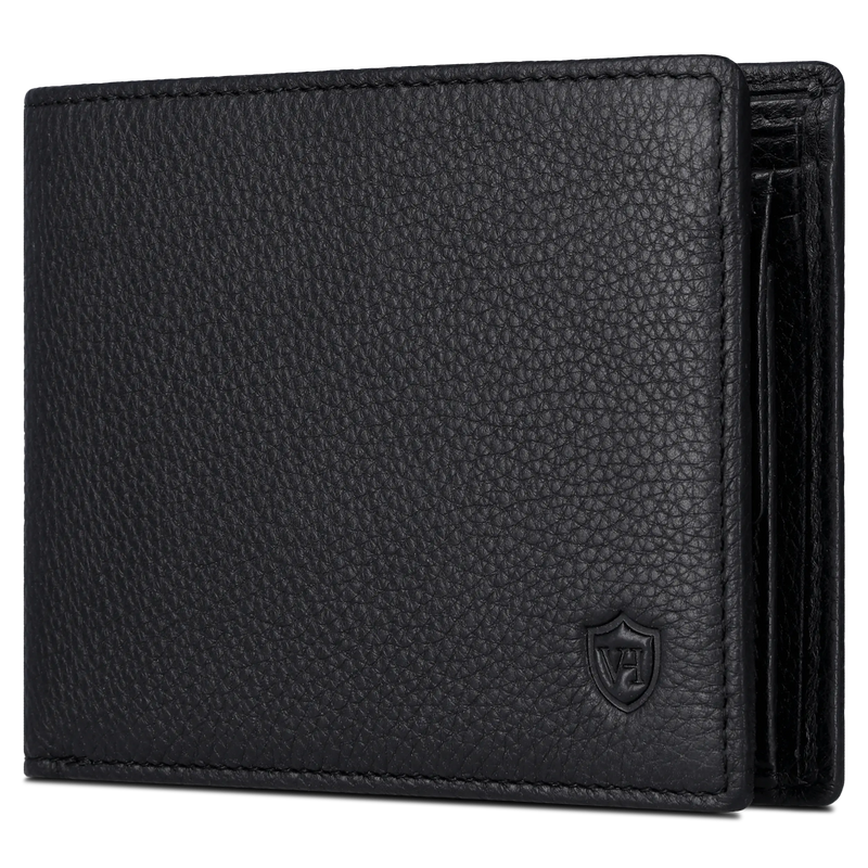 Geldbörse mit RFID-Schutz & 8 Kartenfächer (Genarbt)