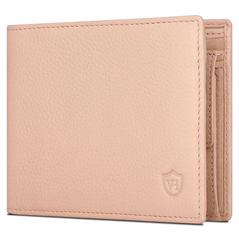 Geldbörse mit RFID-Schutz & 8 Kartenfächer (Genarbt)