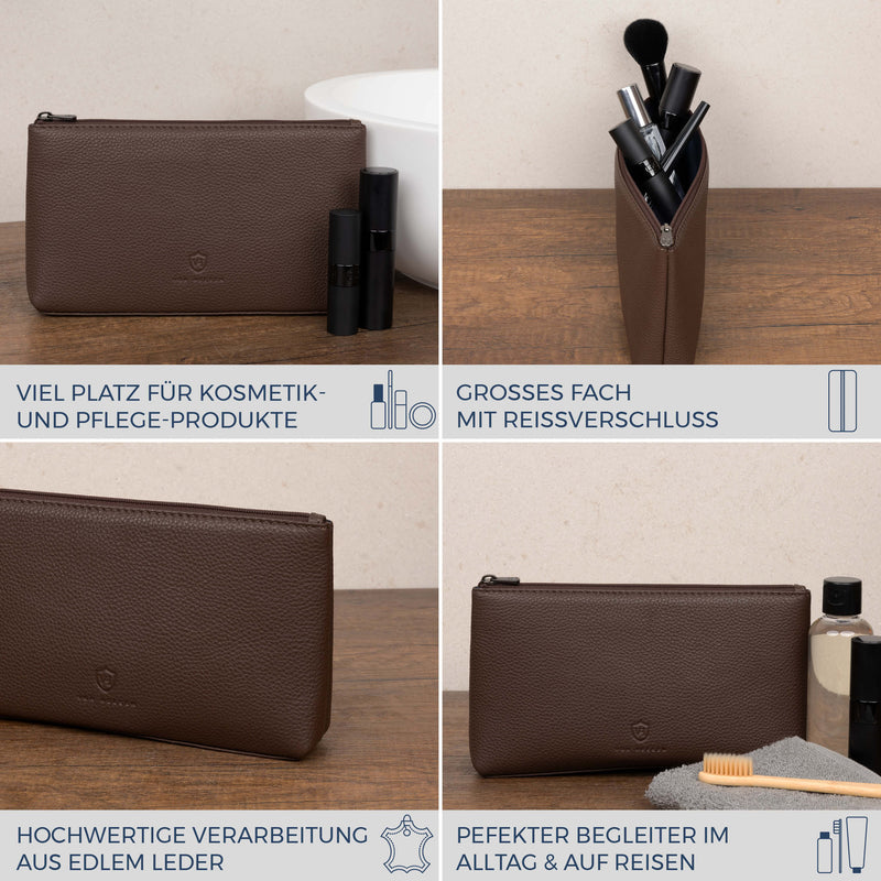 Schminktasche Kosmetiktasche (Genarbt)