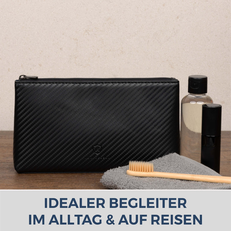 Schminktasche Kosmetiktasche (Carbon)
