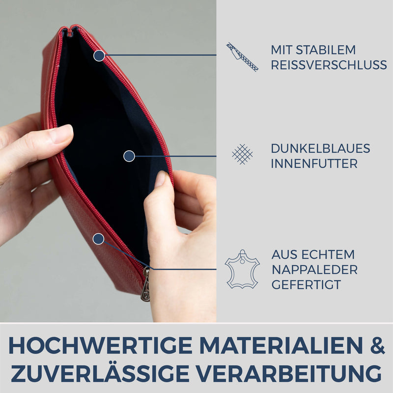 Schminktasche Kosmetiktasche (Genarbt)