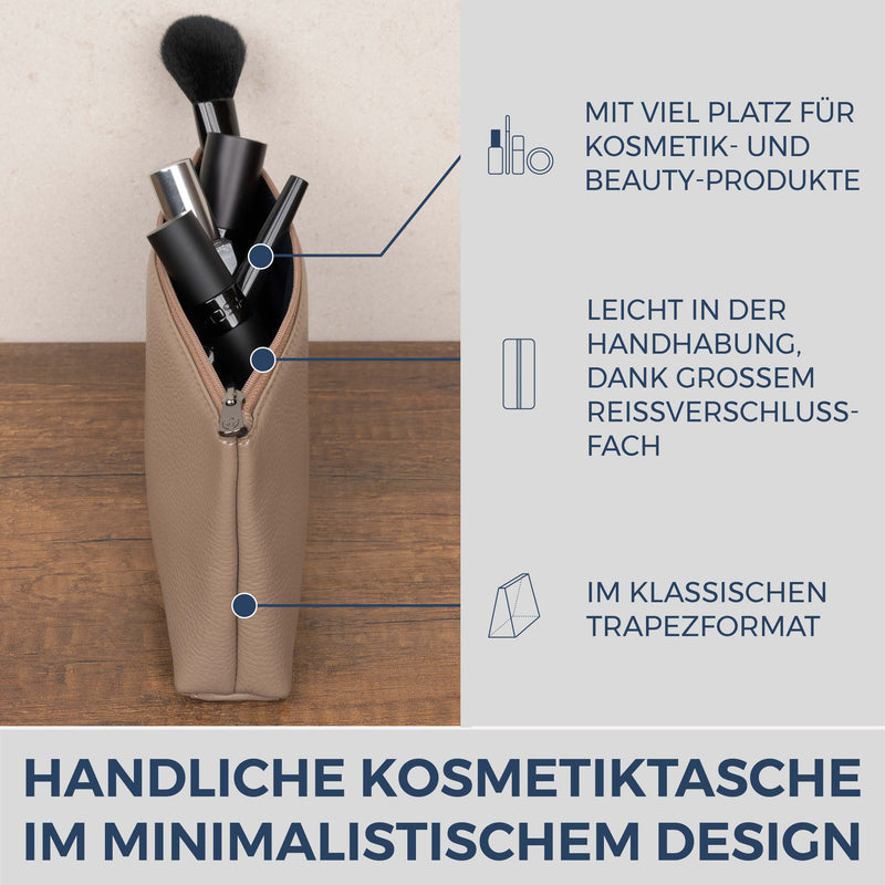 Schminktasche Kosmetiktasche (Genarbt)