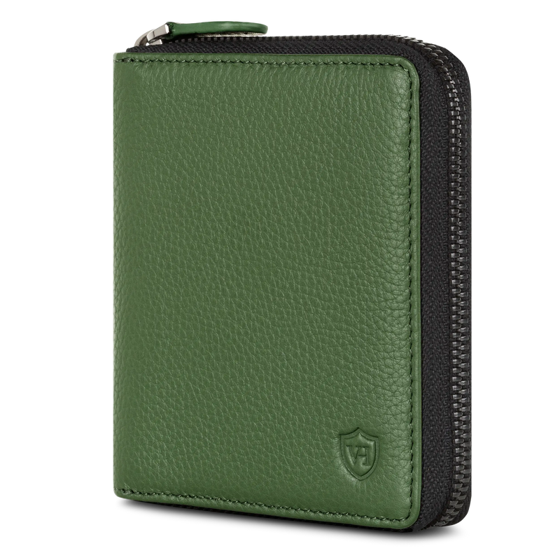 Geldbörse mit RFID-Schutz & 12 Kartenfächer (Genarbt)