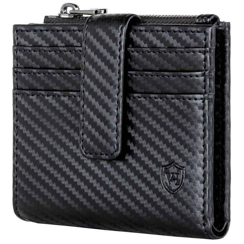 Kartenetui mit RFID-Schutz & 9 Kartenfächer (Genarbt)