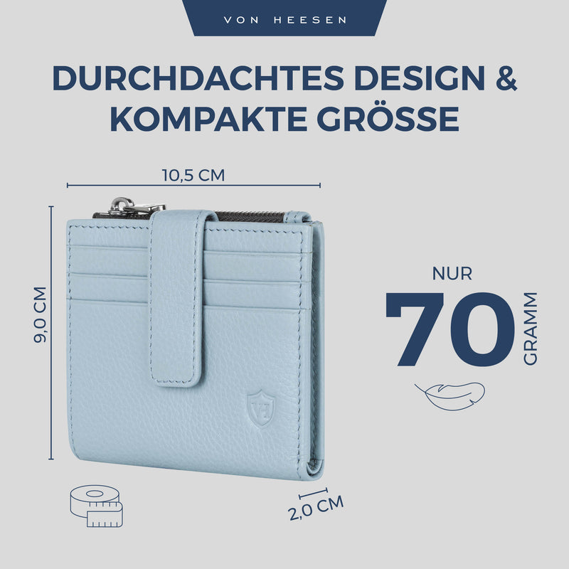 Kartenetui mit RFID-Schutz & 9 Kartenfächer (Genarbt)