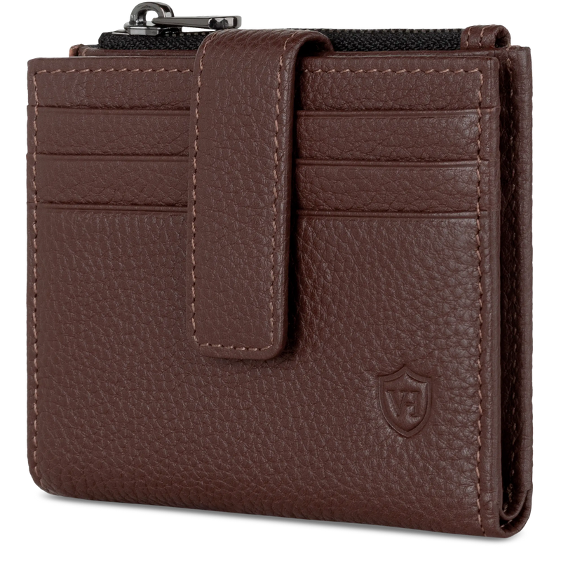 Kartenetui mit RFID-Schutz & 9 Kartenfächer (Genarbt)