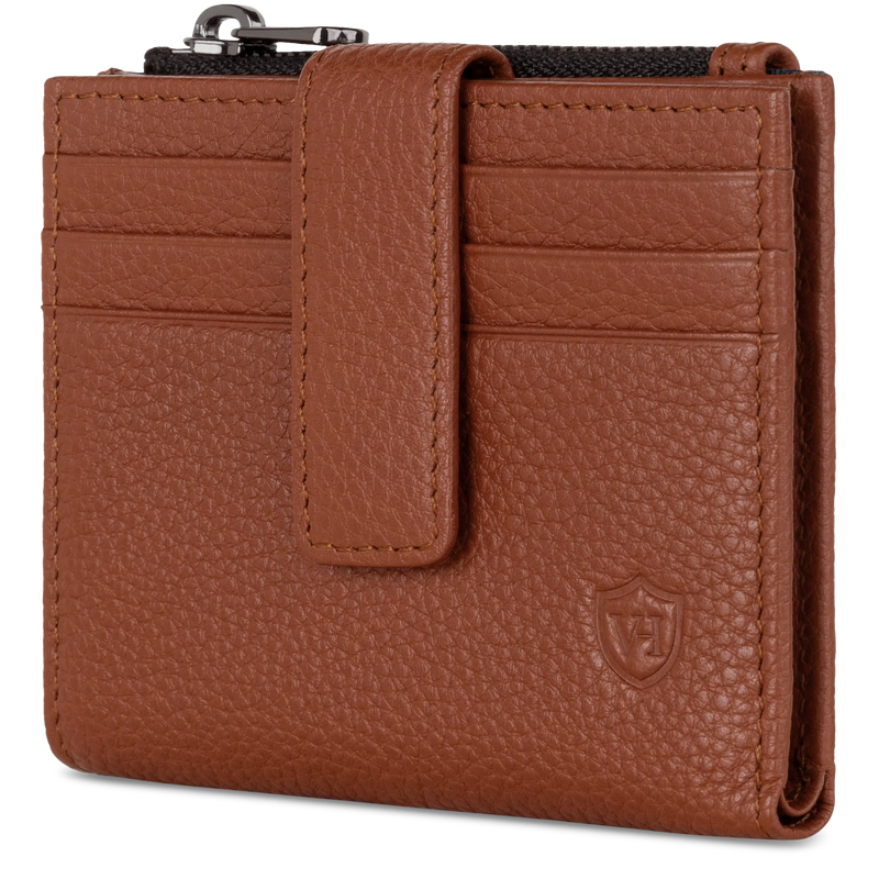 Kartenetui mit RFID-Schutz & 9 Kartenfächer (Genarbt)