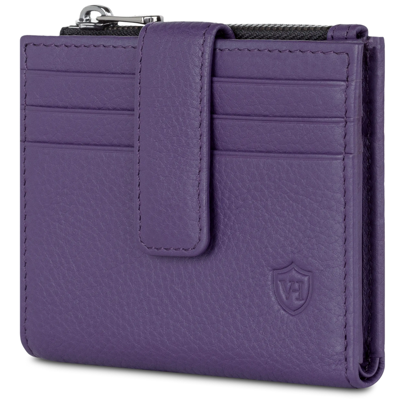 Kartenetui mit RFID-Schutz & 9 Kartenfächer (Genarbt)