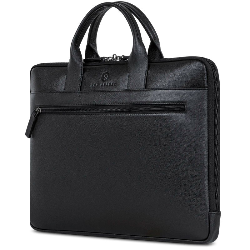 Laptoptasche mit Trolley-Schlaufe (Saffiano)
