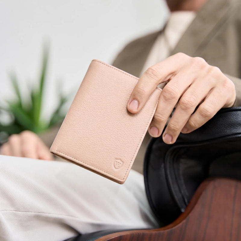 Geldbörse mit RFID-Schutz & 11 Kartenfächer (Genarbt)