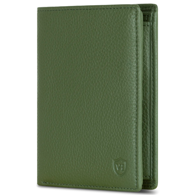 Geldbörse mit RFID-Schutz & 8 Kartenfächer (Genarbt)