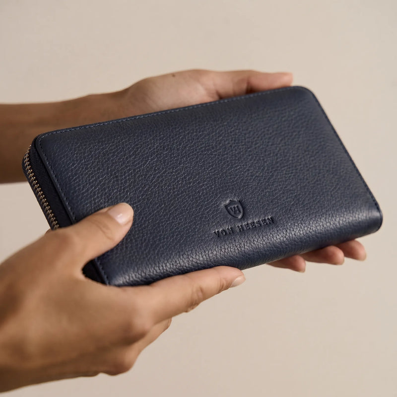 Geldbörse mit RFID-Schutz & 1 Hauptfach (Genarbt)