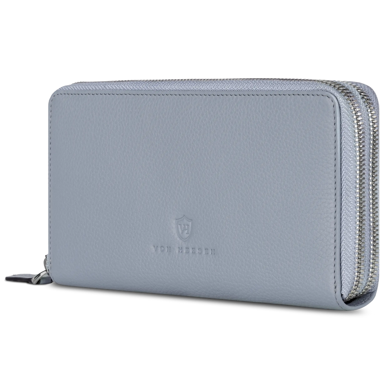 Geldbörse mit RFID-Schutz & 2 Hauptfächer (Genarbt)