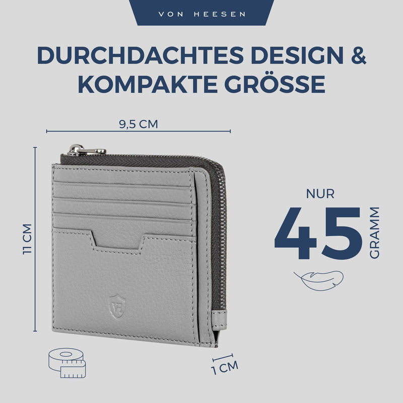 Kartenetui mit RFID-Schutz & 10 Kartenfächer (Genarbt)