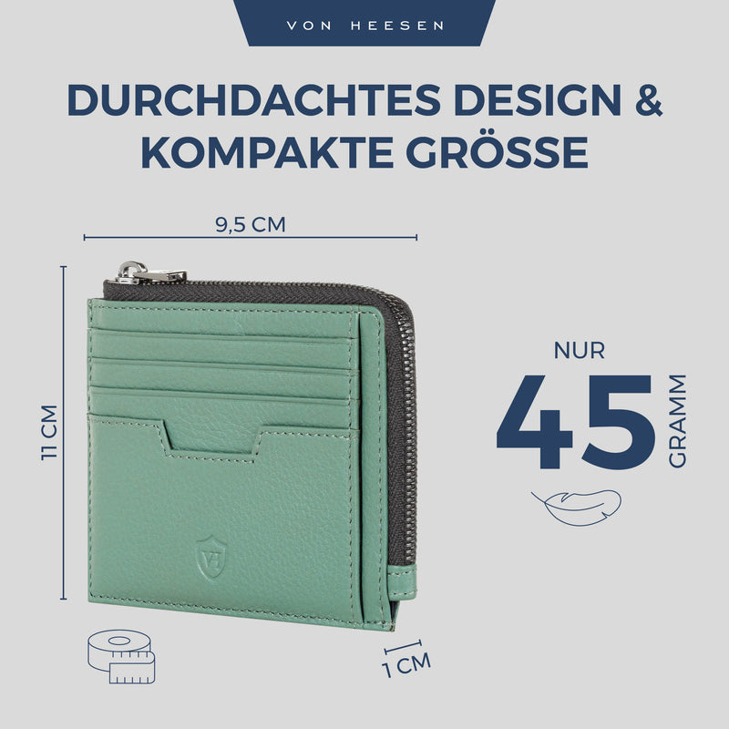 Kartenetui mit RFID-Schutz & 10 Kartenfächer (Genarbt)