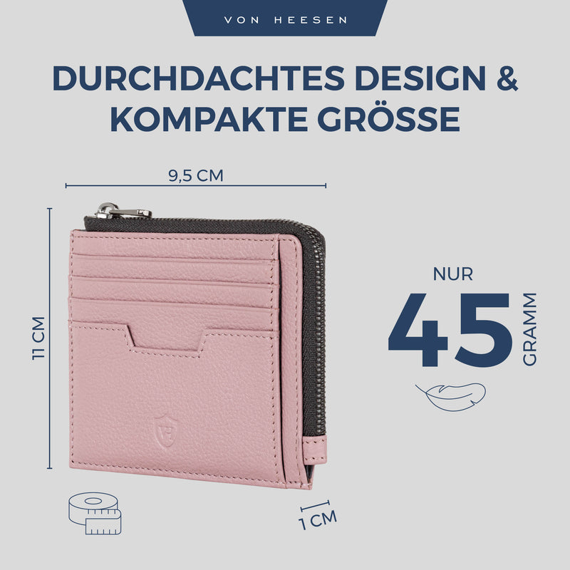 Kartenetui mit RFID-Schutz & 10 Kartenfächer (Genarbt)