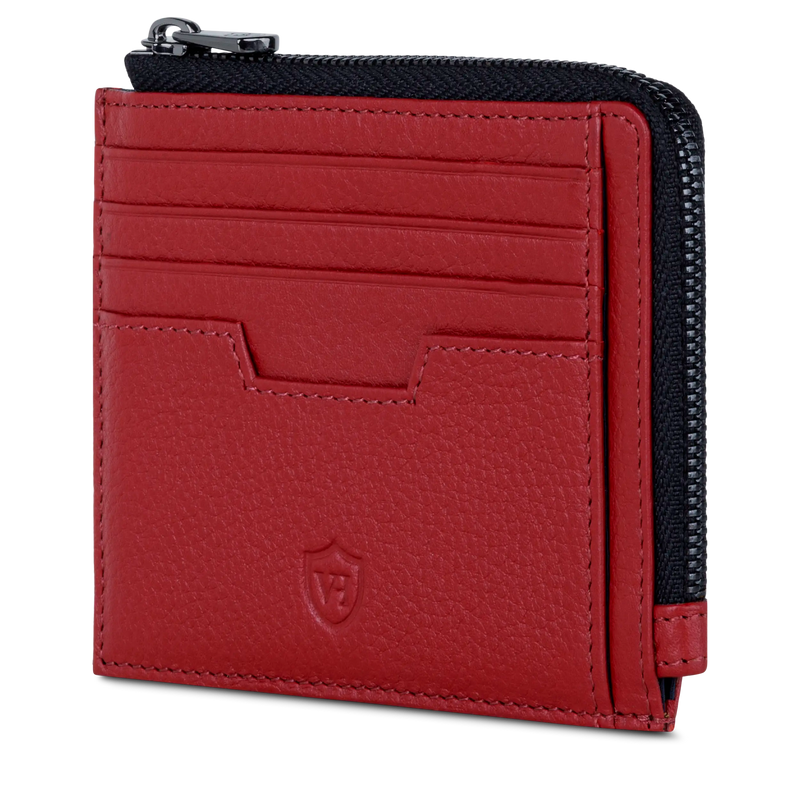 Kartenetui mit RFID-Schutz & 10 Kartenfächer (Genarbt)