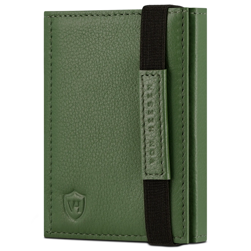 Slim Wallet mit RFID-Schutz & 8 Kartenfächer (Genarbt)