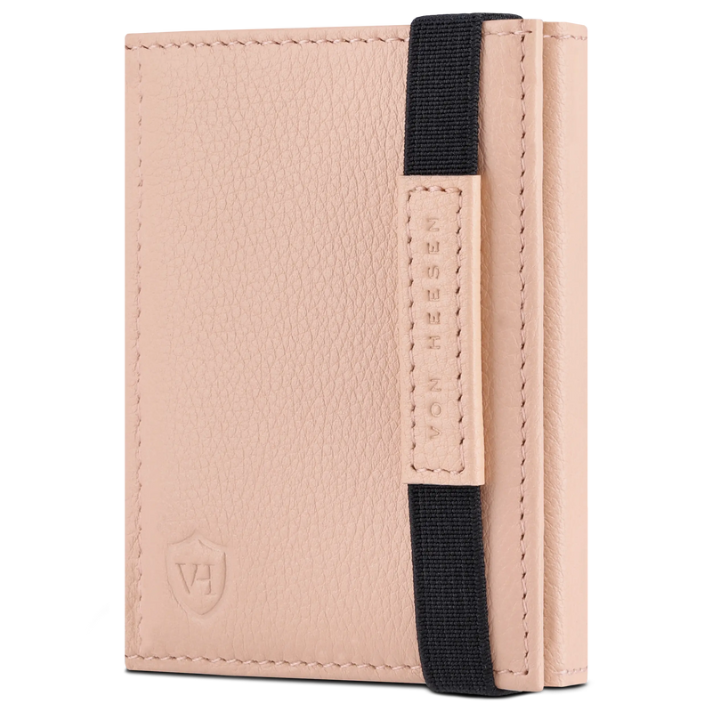 Slim Wallet mit RFID-Schutz, 7 Kartenfächer & XL-Münzfach (Genarbt)