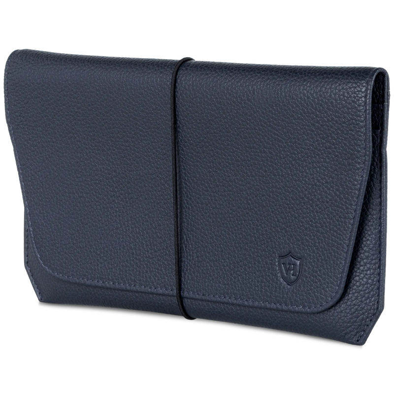 Reisepasshülle mit RFID-Schutz & 4 Kartenfächer (Genarbt)