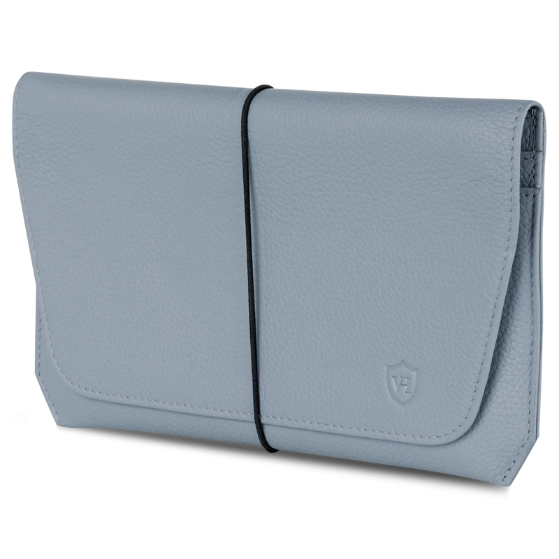 Reisepasshülle mit RFID-Schutz & 4 Kartenfächer (Genarbt)