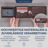 Geldbörse mit RFID-Schutz und 13 Kartenfächer