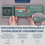 Geldbörse mit RFID-Schutz und 13 Kartenfächer