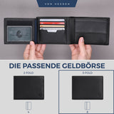 Geldbörse mit RFID-Schutz und 13 Kartenfächer
