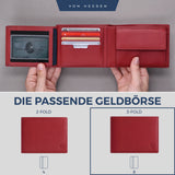 Geldbörse mit RFID-Schutz und 13 Kartenfächer