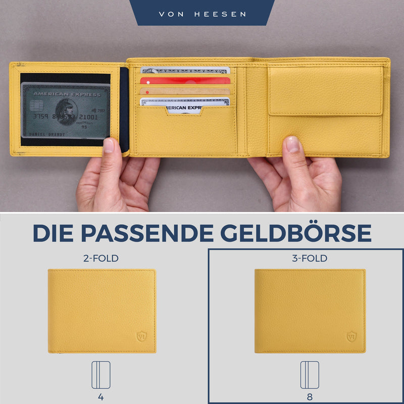 Geldbörse mit RFID-Schutz und 13 Kartenfächer