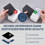 Geldbörse mit RFID-Schutz und 13 Kartenfächer