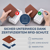 Geldbörse mit RFID-Schutz und 13 Kartenfächer