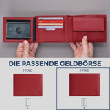 Geldbörse mit RFID-Schutz und 13 Kartenfächer