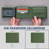 Geldbörse mit RFID-Schutz und 13 Kartenfächer