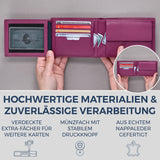Geldbörse mit RFID-Schutz und 13 Kartenfächer