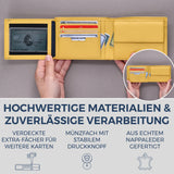 Geldbörse mit RFID-Schutz und 13 Kartenfächer