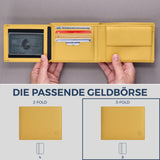 Geldbörse mit RFID-Schutz und 13 Kartenfächer