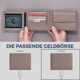 Geldbörse mit RFID-Schutz und 13 Kartenfächer