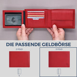 Geldbörse mit RFID-Schutz und 13 Kartenfächer