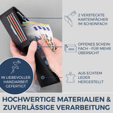 Geldbörse mit RFID-Schutz und 13 Kartenfächer