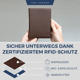 Reisepasshülle mit RFID-Schutz und 6 Kartenfächer