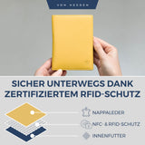 Reisepasshülle mit RFID-Schutz und 6 Kartenfächer